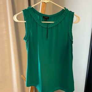 Talbots green blouse